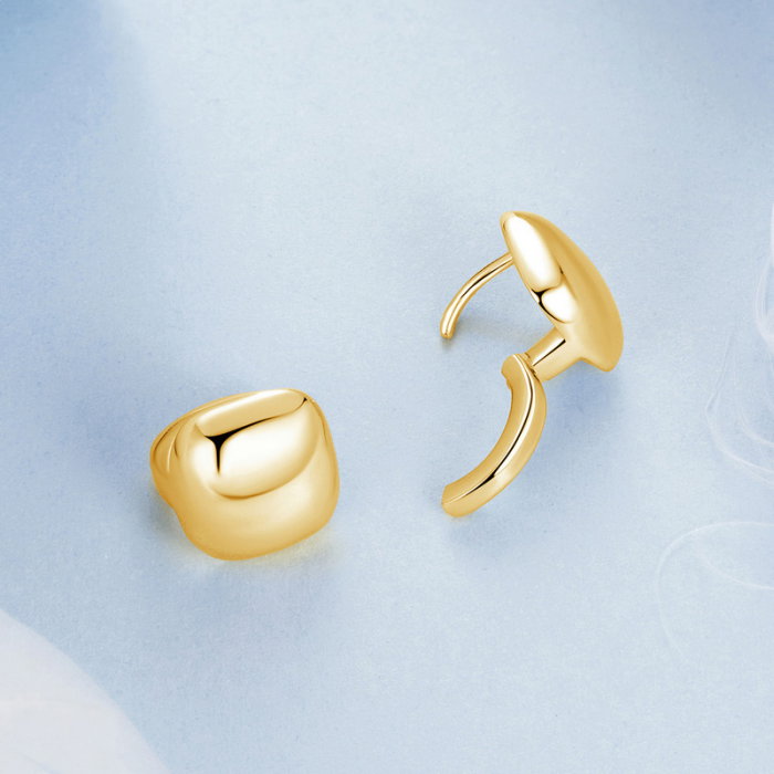 Cercei argint placati cu aur patrati [6]