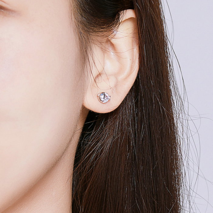 Cercei argint pestisori placati cu rodiu [8]