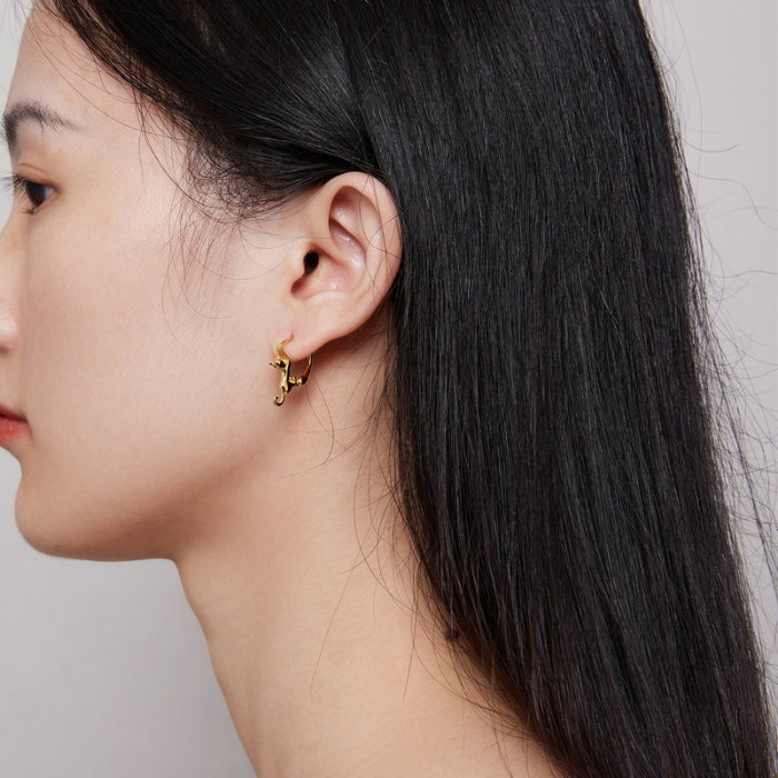 Cercei argint pisica [4]