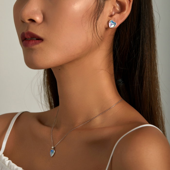 Cercei argint pisicuta cu solzi [4]