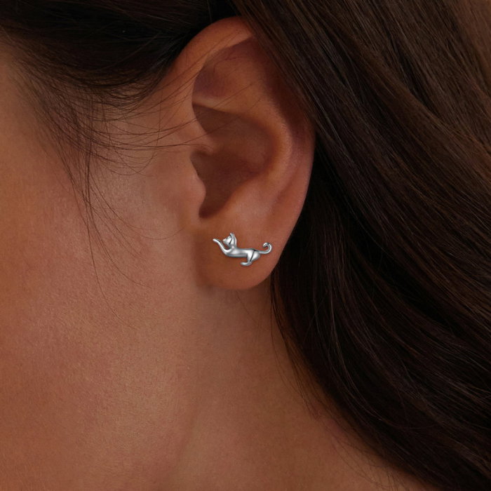 Cercei argint pisicute [4]