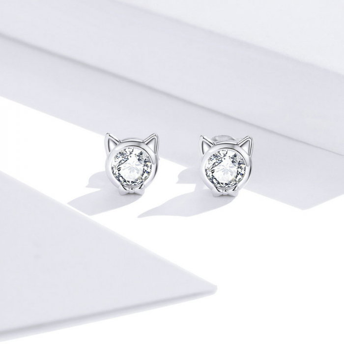 Cercei argint pisicute jucause [3]