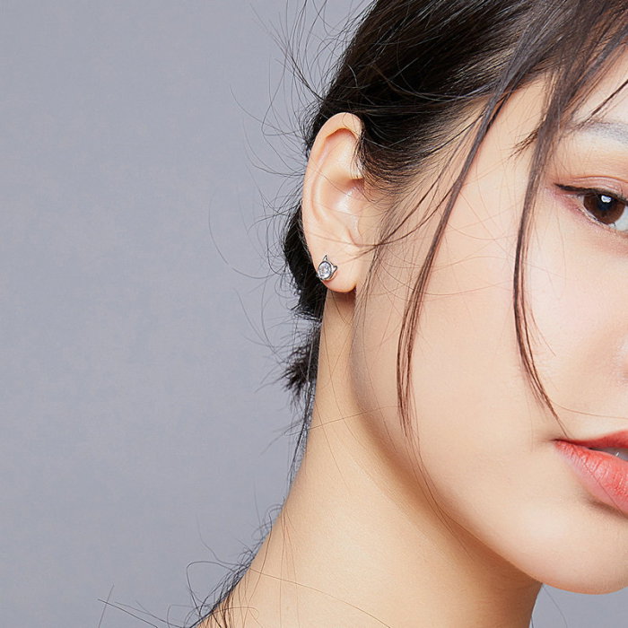 Cercei argint pisicute jucause [4]