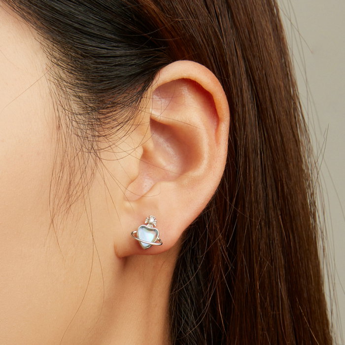 Cercei argint planeta dragostei [6]