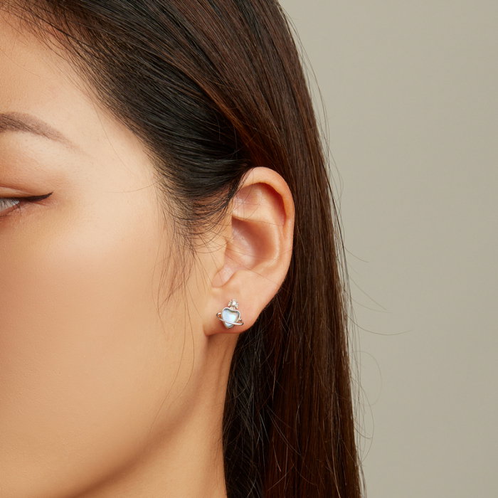 Cercei argint planeta dragostei [4]