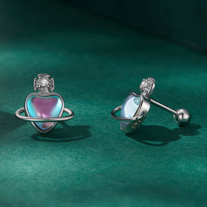 Cercei argint planeta dragostei [3]