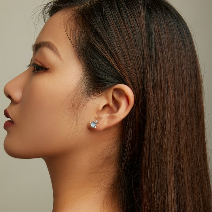 Cercei argint planeta dragostei [2]