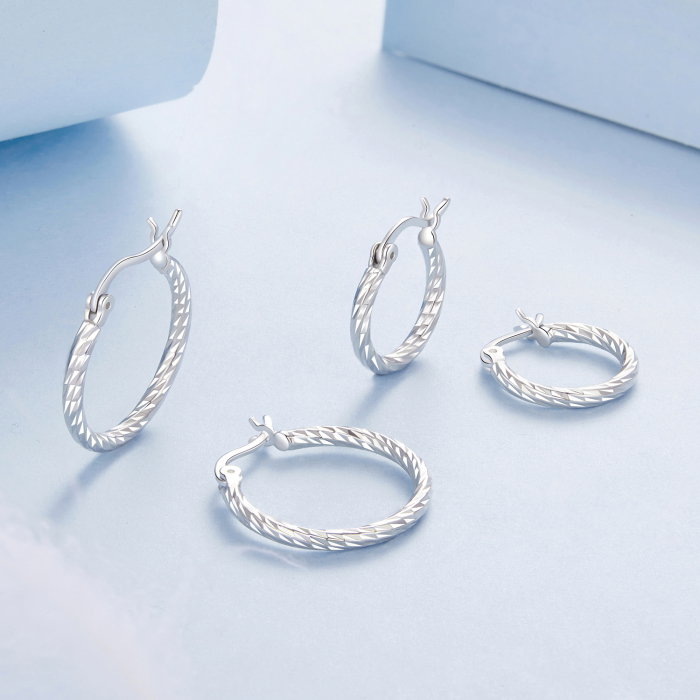 Cercei argint rasuciti [12]