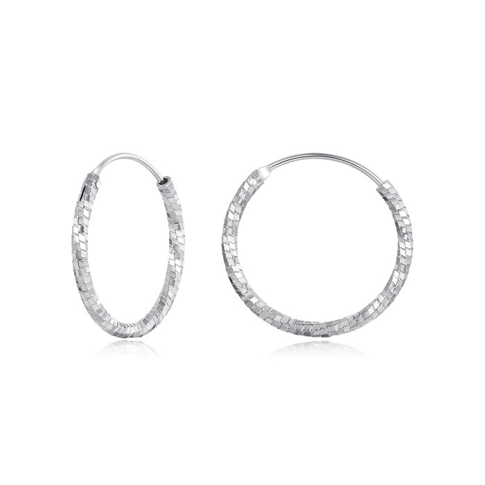 Cercei argint rasuciti Disco [1]