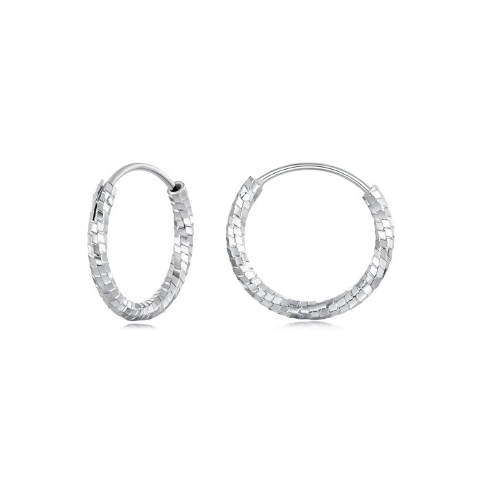 Cercei argint rasuciti Disco [1]