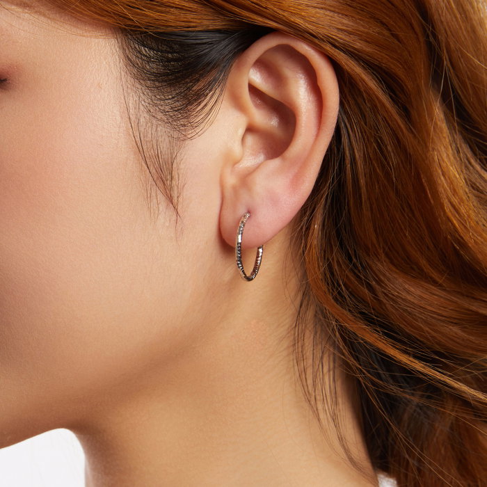 Cercei argint rasuciti Disco [8]