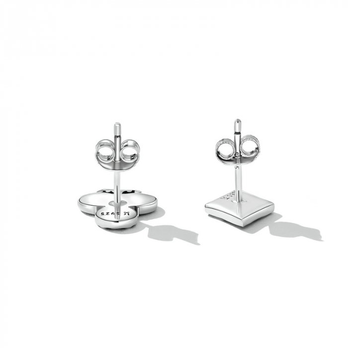 Cercei argint Romb si Trefla [6]