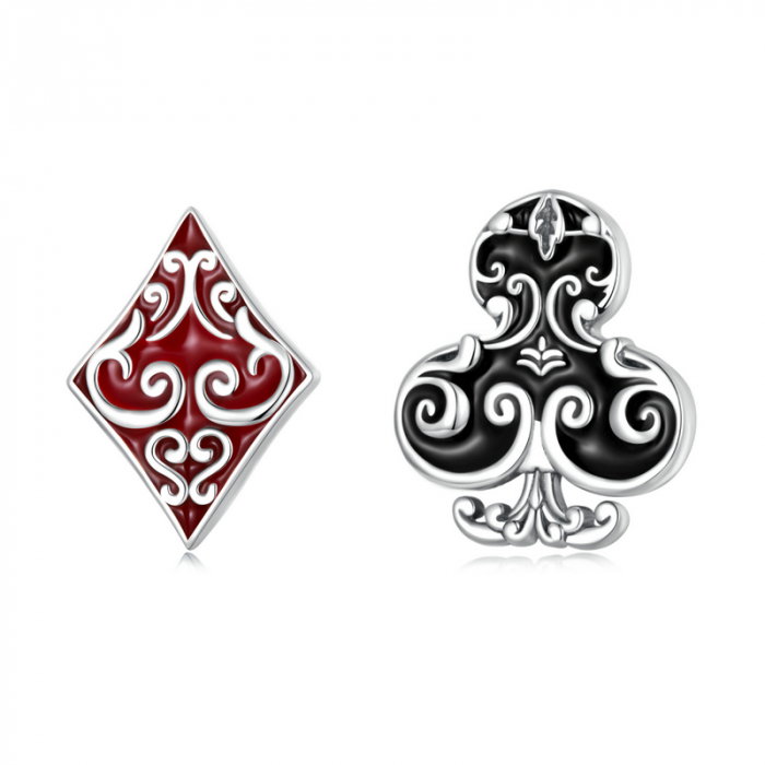 Cercei argint Romb si Trefla [1]