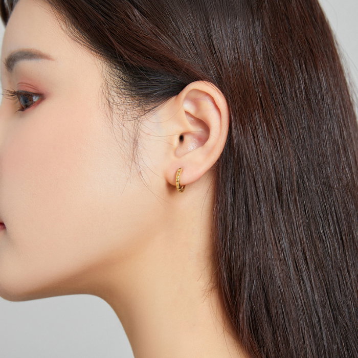 Cercel argint rotund [4]