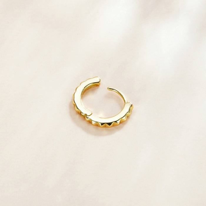 Cercel argint rotund [5]