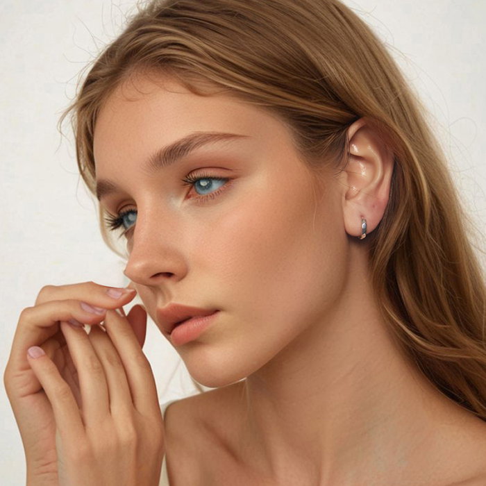 Cercei argint rotunzi 10 mm [6]