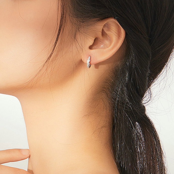 Cercei argint rotunzi cu infinit [6]