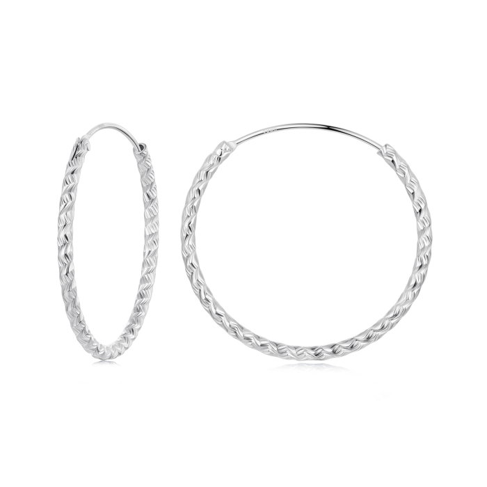 Cercei argint rotunzi cu model [1]