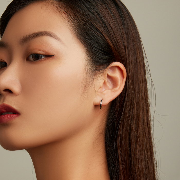 Cercei argint rotunzi cu zirconii [7]