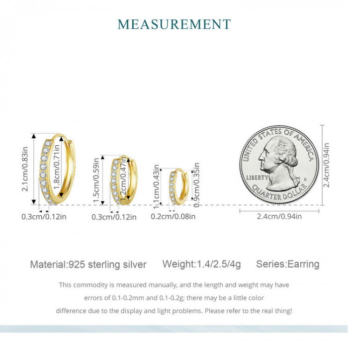Cercei argint rotunzi cu zirconii [20]