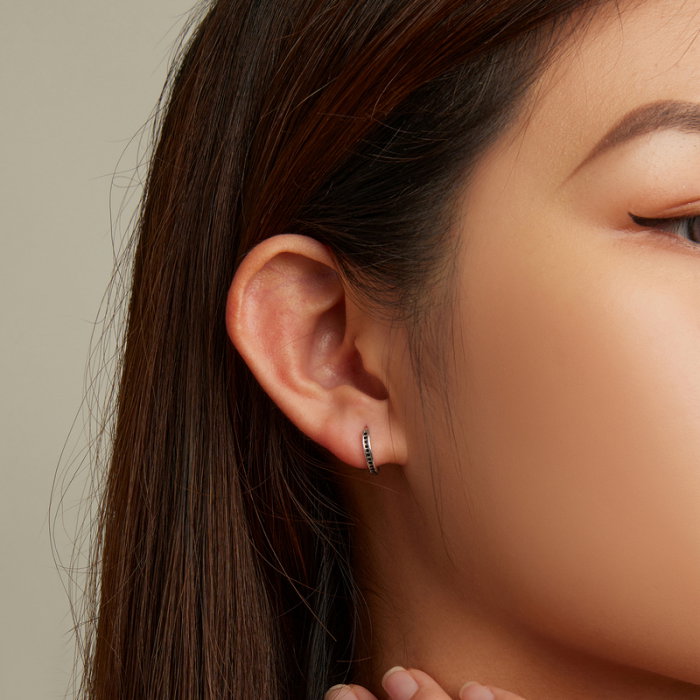 Cercei argint rotunzi cu zirconii [5]