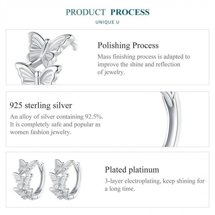 Cercei argint rotunzi fluturasi [9]