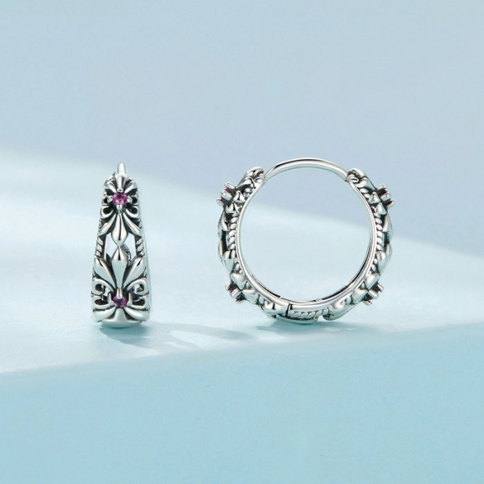 Cercei argint rotunzi iris [3]