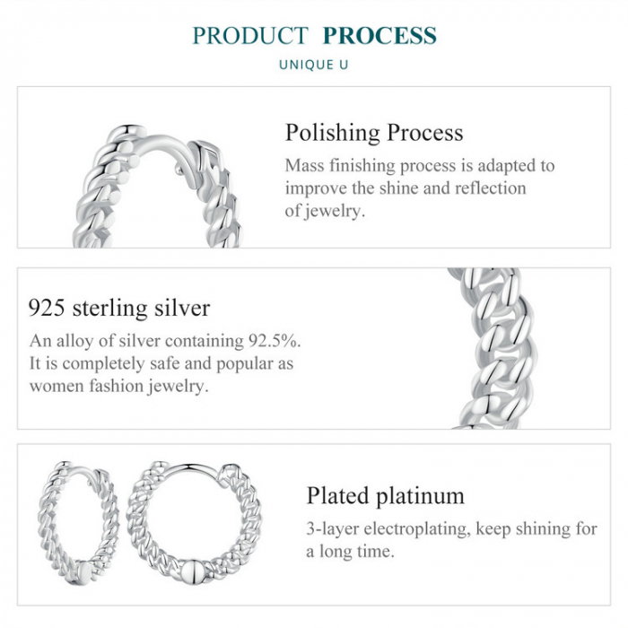 Cercei argint rotunzi lant [9]