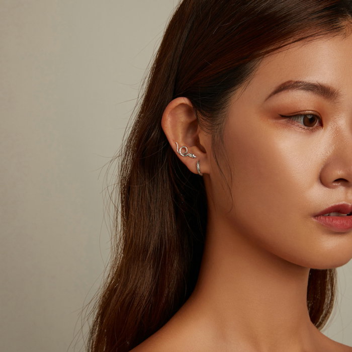 Cercei argint rotunzi model sarpe [8]