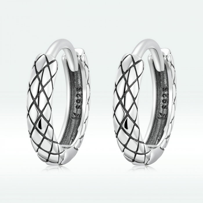 Cercei argint rotunzi model sarpe [12]