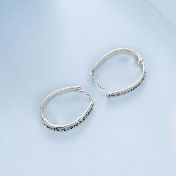 Cercei argint rotunzi model vintage [7]