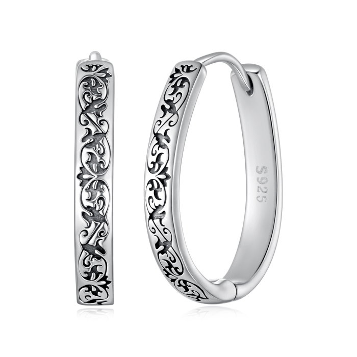 Cercei argint rotunzi model vintage [1]