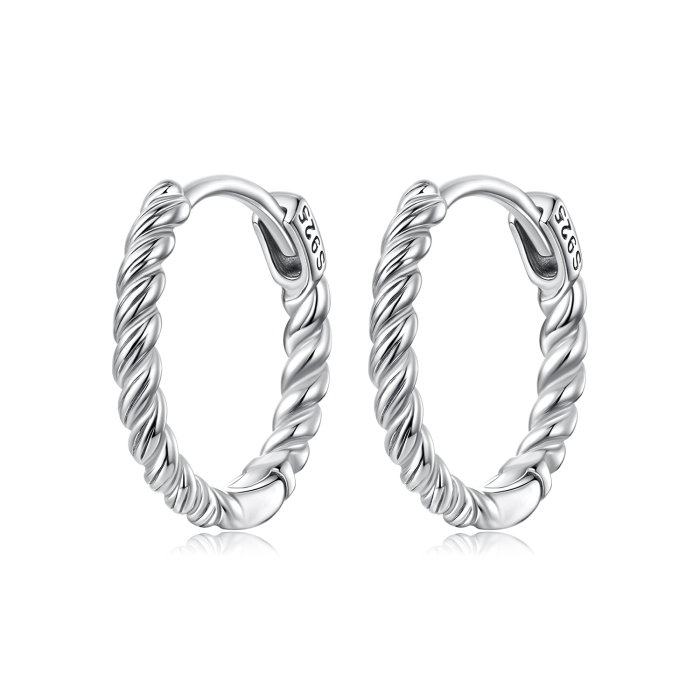 Cercei argint rotunzi rasuciti [1]