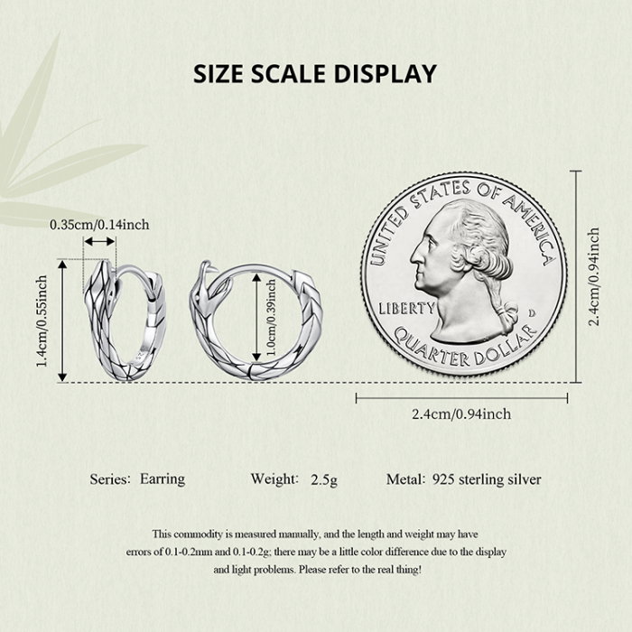 Cercei argint rotunzi sarpe [13]