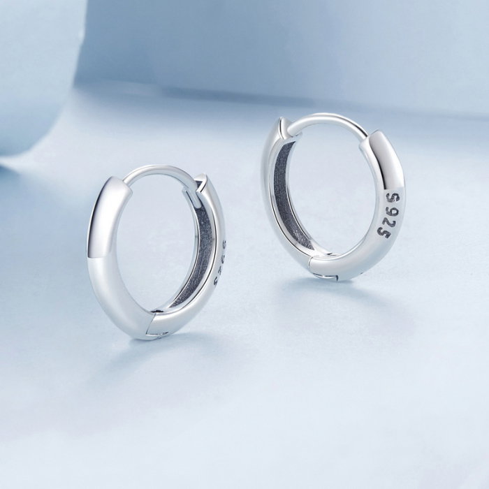 Cercei argint rotunzi simpli [5]