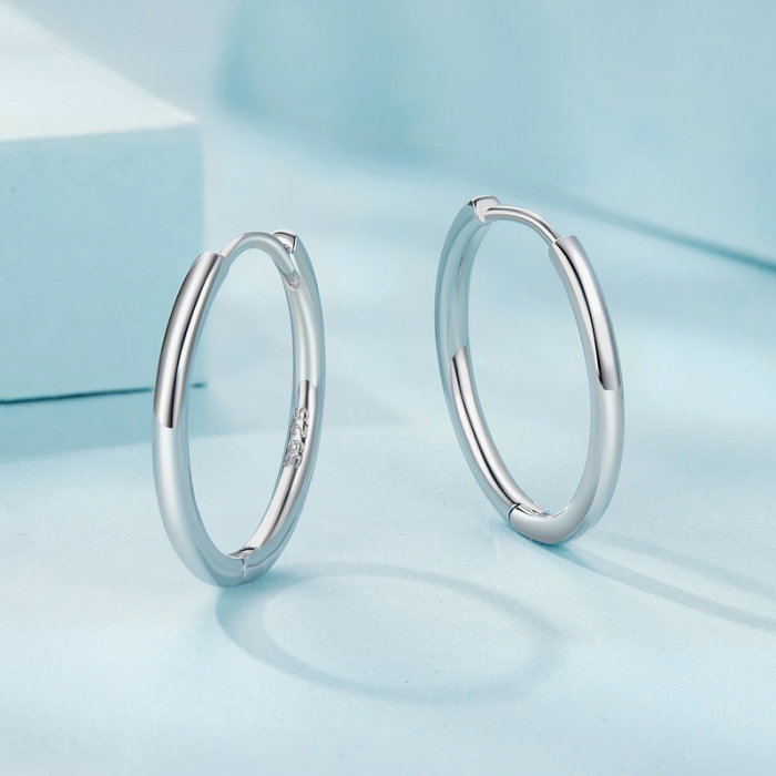 Cercei argint rotunzi simpli [5]