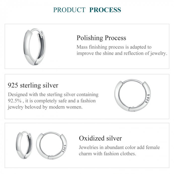 Cercei argint rotunzi simpli [10]