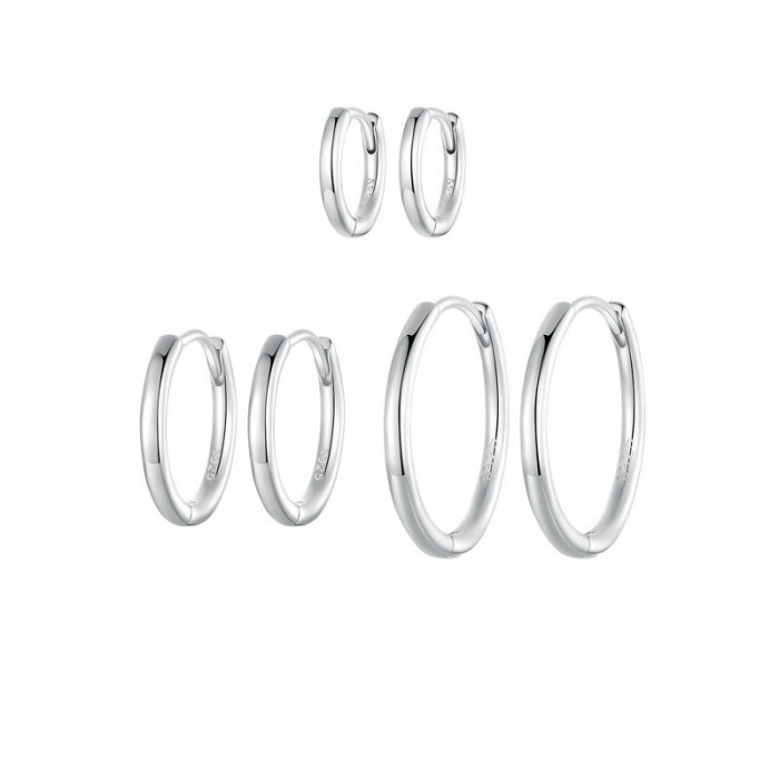 Cercei argint rotunzi simpli [17]