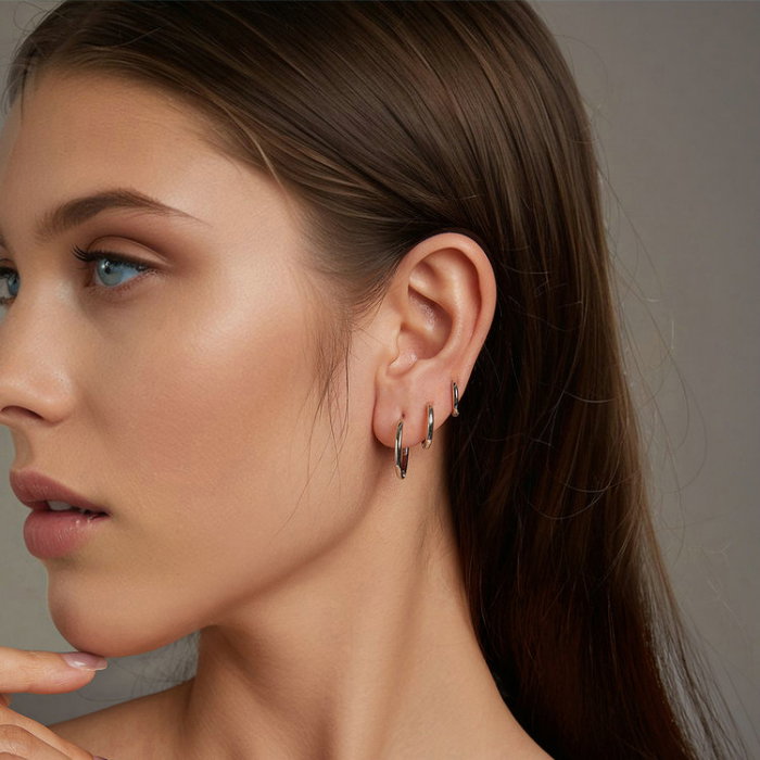 Cercei argint rotunzi simpli [21]