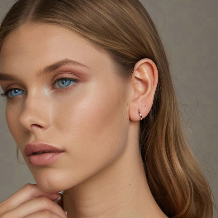 Cercei argint rotunzi simpli [2]