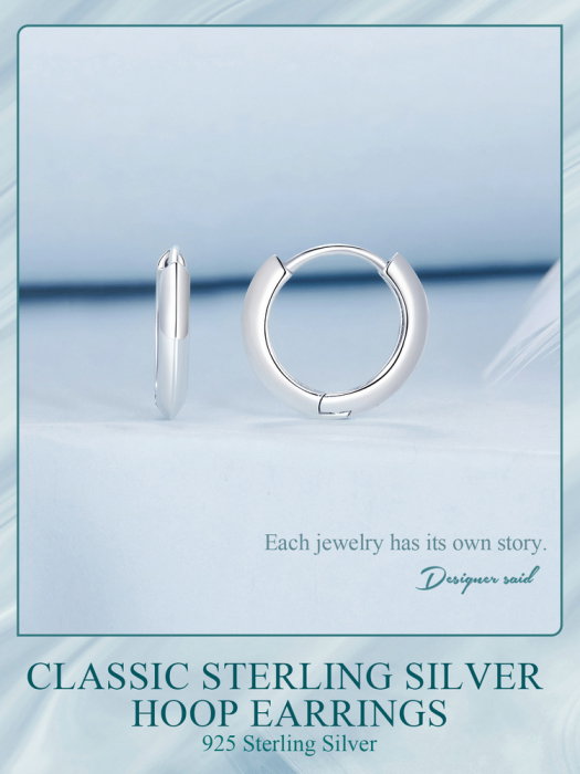 Cercei argint rotunzi simpli [14]