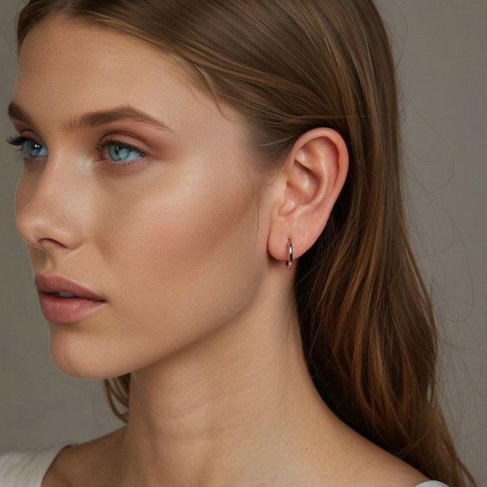 Cercei argint rotunzi simpli [2]