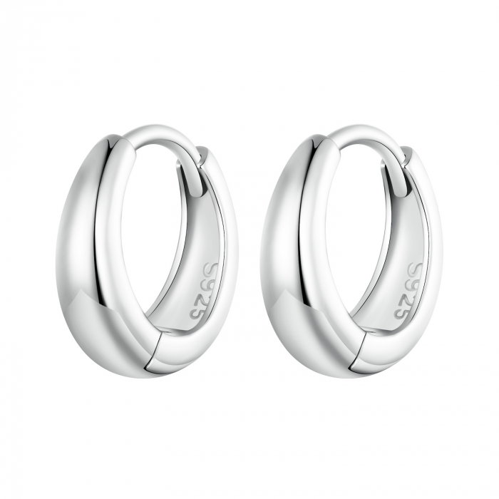 Cercei argint rotunzi simplu [8]