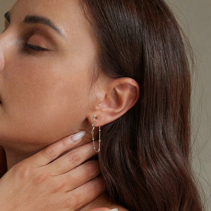 Cercei argint sarpe [4]