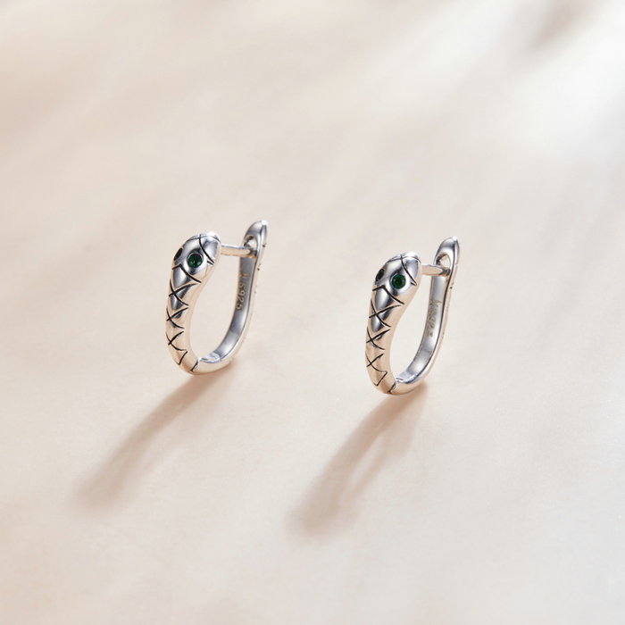 Cercei argint sarpe [3]