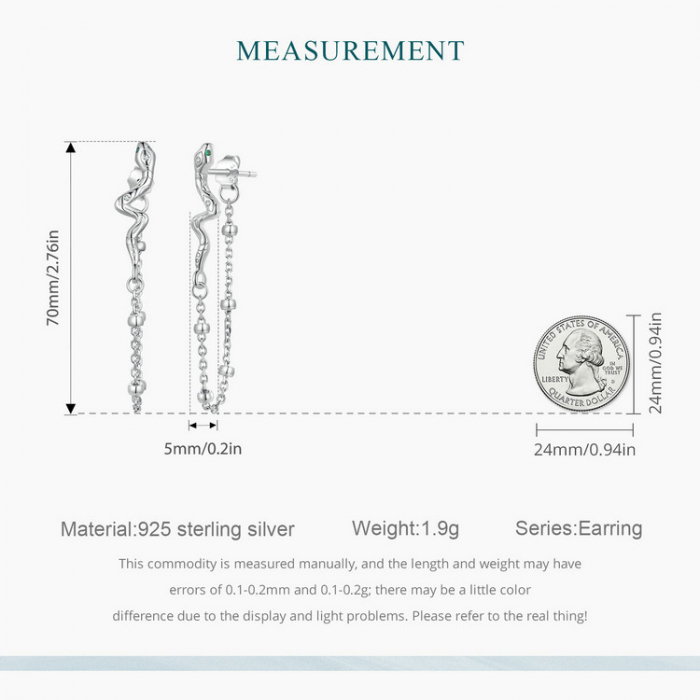 Cercei argint sarpe [8]