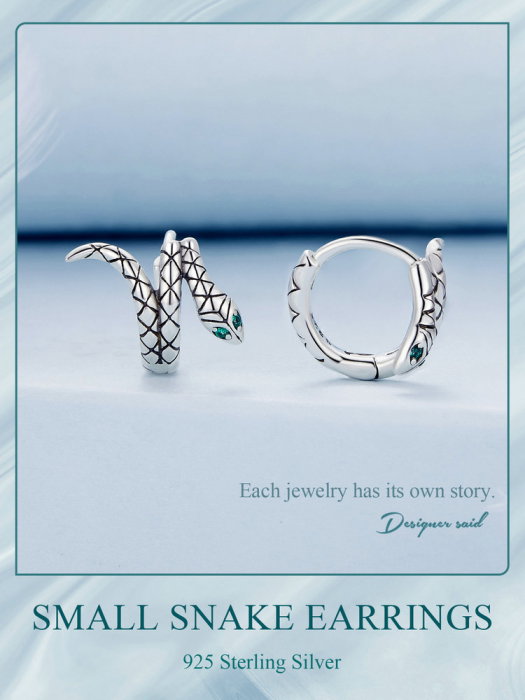 Cercei argint sarpe [15]