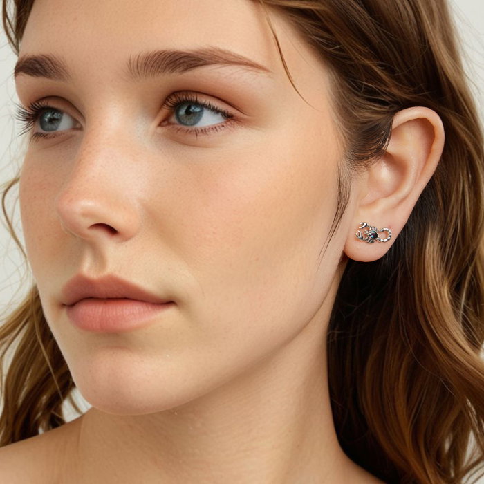 Cercei argint Scorpion [6]