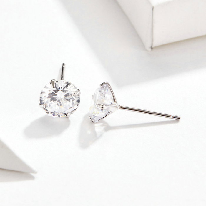 Cercei argint simpli 5 mm [6]