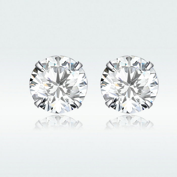 Cercei argint simpli 5 mm [8]